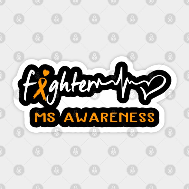 MS Awareness Support MS Fighter Gifts Sticker by ThePassion99